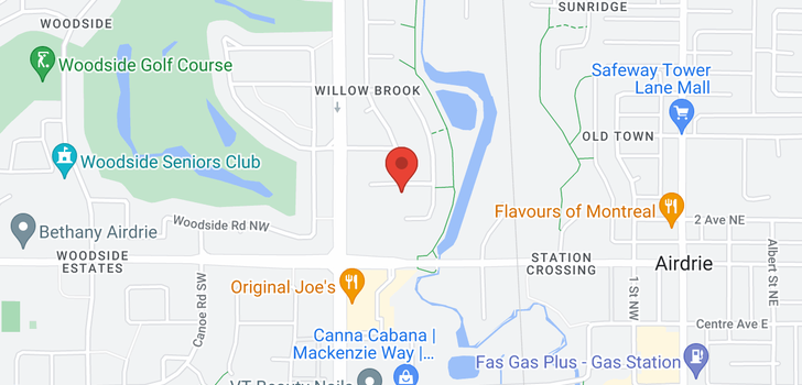 map of 43 WILLOWBROOK DR NW